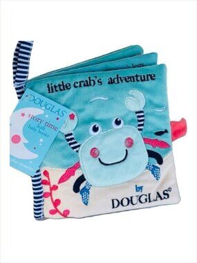 Douglas Baby Soft Plush Activity Book Little Crab's Adventure New w/ Tag